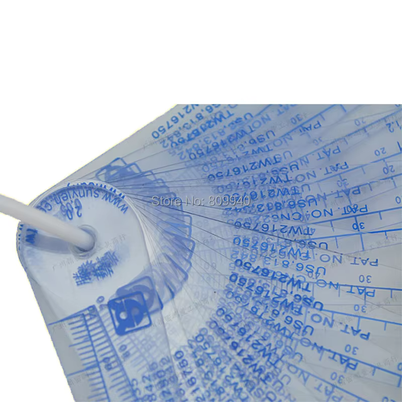 Jauge d'épaisseur en plastique Meaccelermeasurement