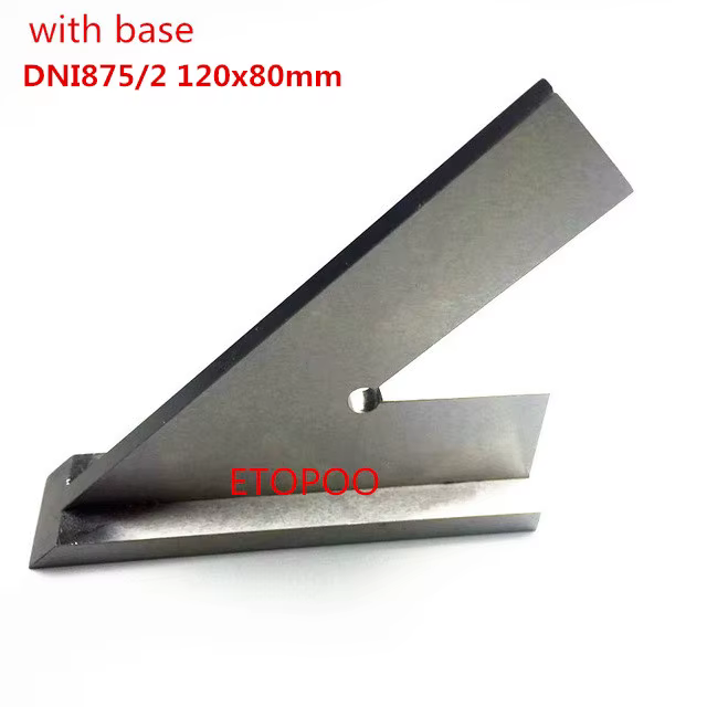 Mesure carrée à bord plat à 45 degrés