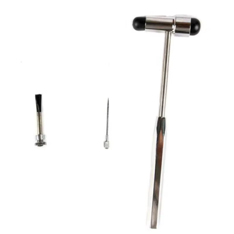 Marteau multifonction réflexe neurologique avec brosse et épingle