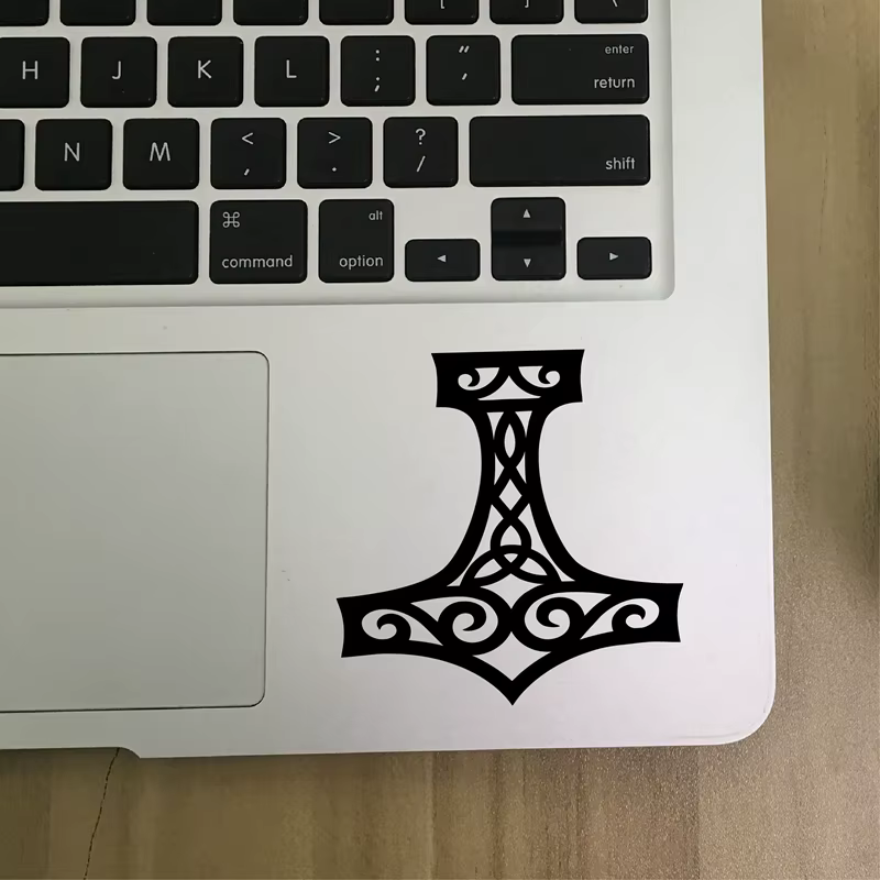 Autocollant de voiture en vinyle marteau de Thor Mjolnir