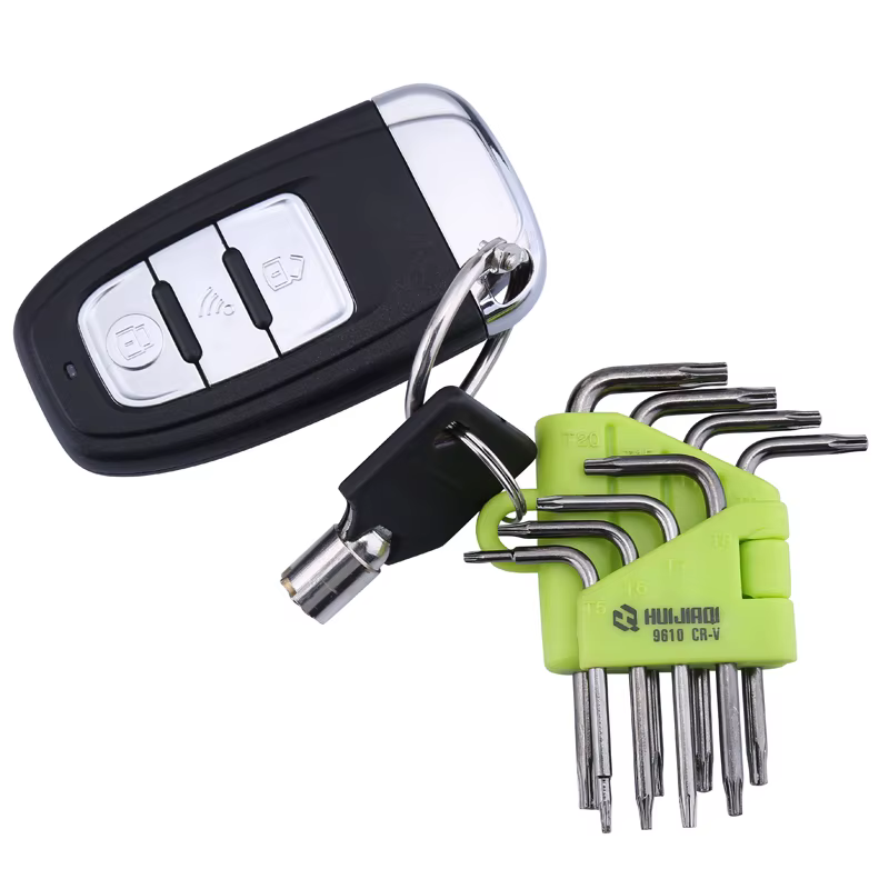 Jeu de tournevis Mini Torx 8 en 1 T5 T6 T7 T8 T9 T10 T15 T20
