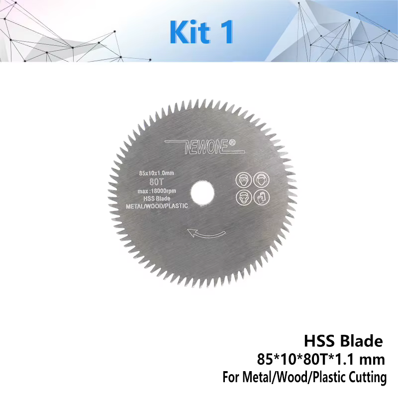 NEWONE lame de scie circulaire disque de coupe pour bois/métal/plastique HSS carbure diamant résine