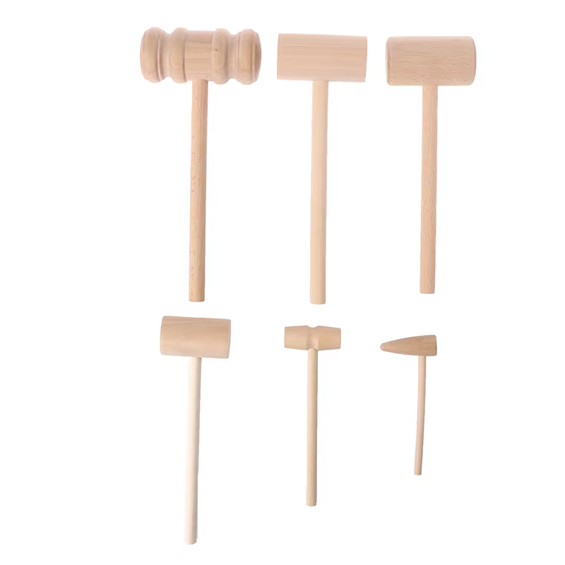 Marteau maillet en bois pour l'artisanat du cuir