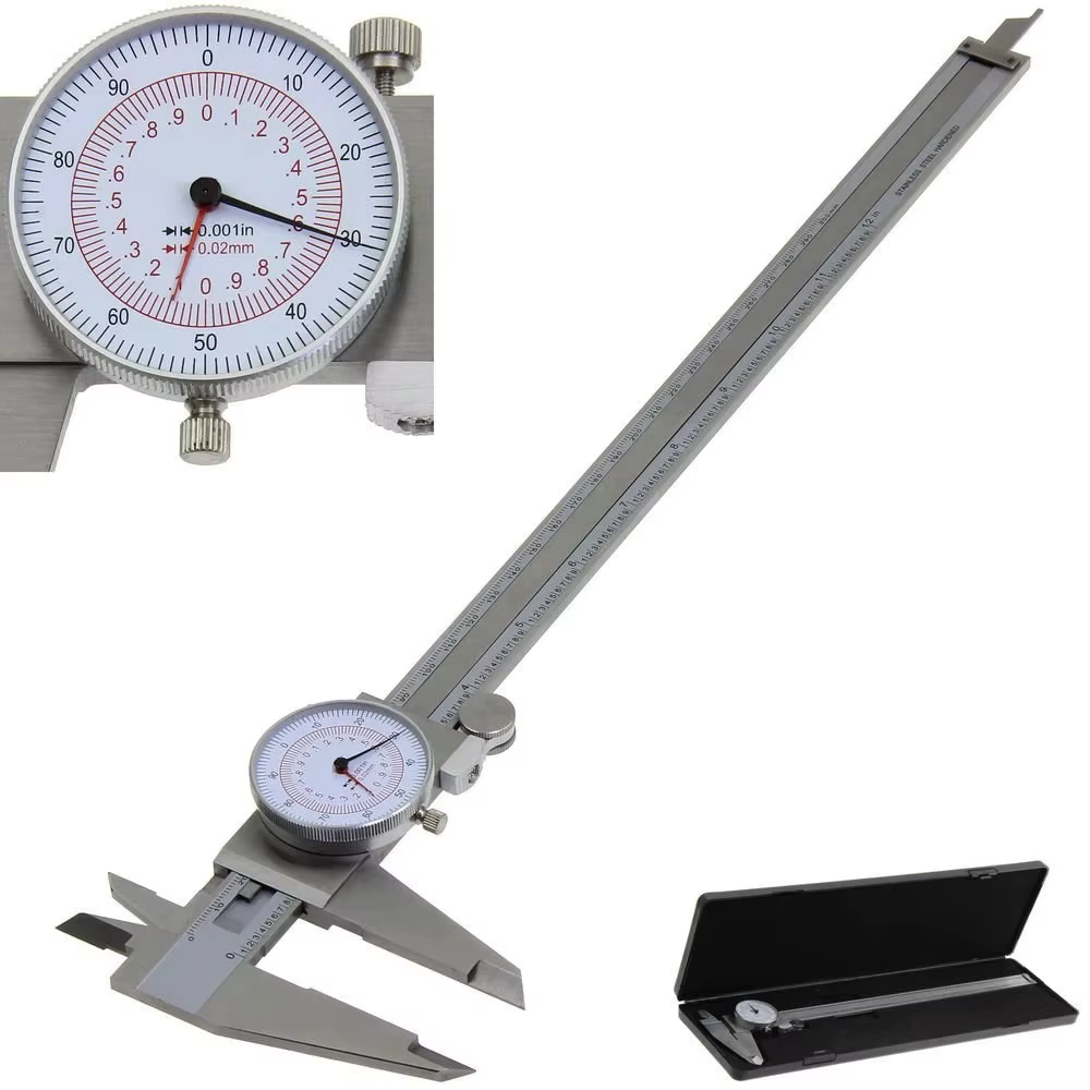Outil de mesure, pied à coulisse 12 "/300mm métrique/pouce SAE Standard MM