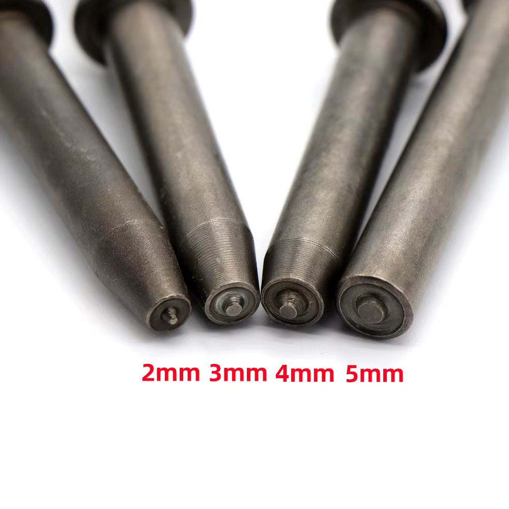 Tête d'impact de rivets semi-creux pneumatiques