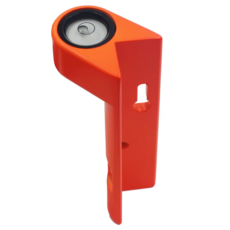 Niveau à bulle portable en alliage d'aluminium pour poteau de centrage en fibre de carbone