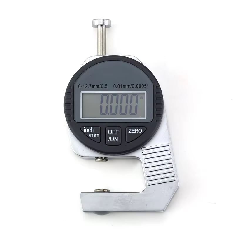 Jauge d'épaisseur numérique compteurs métalliques jauge d'épaisseur magnétique micromètre électronique impérial jauge d'épaisseur métrique jauge de vide