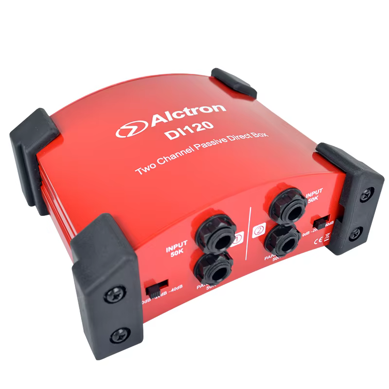 Alctron DI120 convertisseur d'impédance de boîtier DI passif bidirectionnel effecteur de scène DIBOX