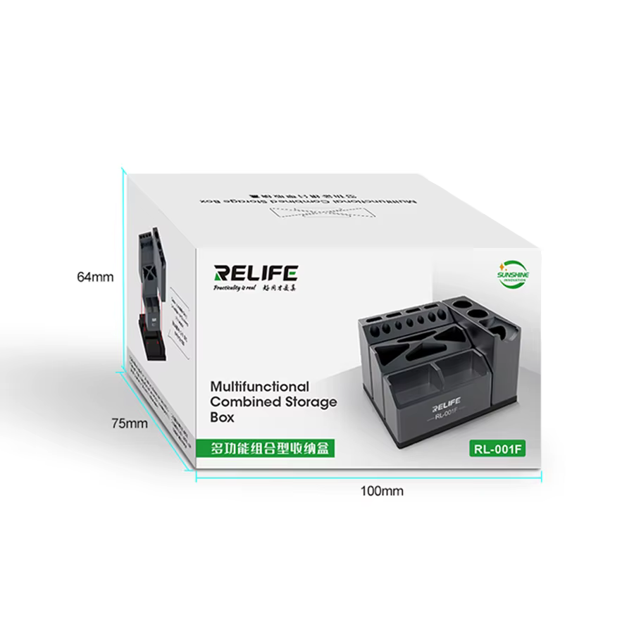 Relife – boîte de rangement combinée multifonctionnelle en aluminium