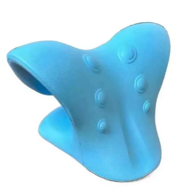 Oreiller de massage cervical pour usage domestique, pression des doigts par gravité portable, correction du cou, protection cervicale et aide au sommeil