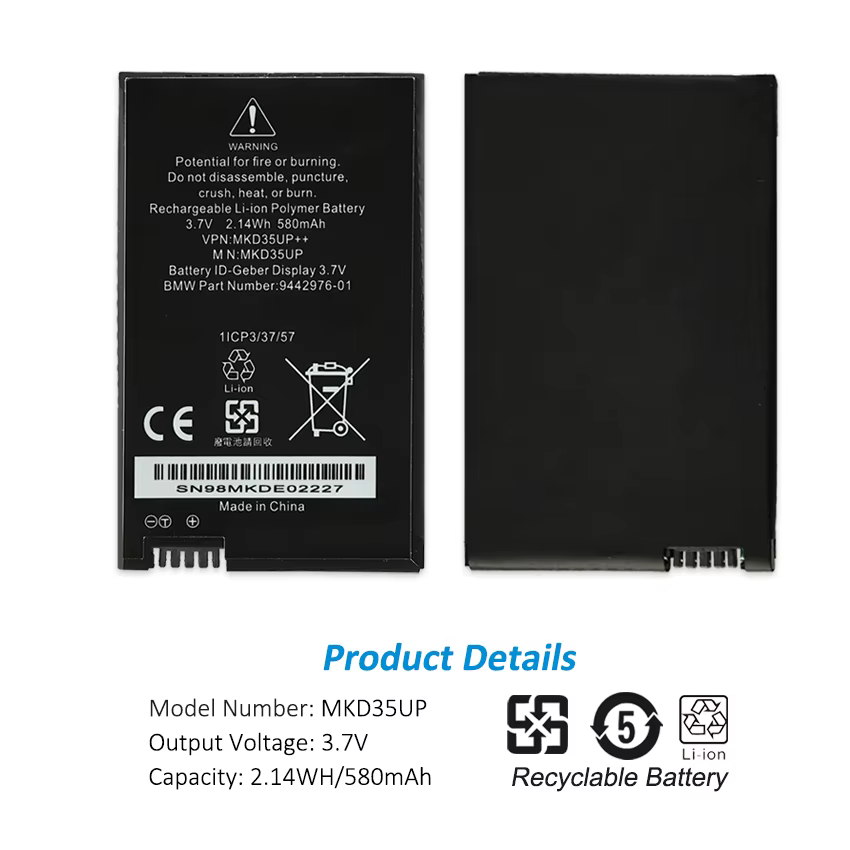 Batterie de clé LCD à distance MKD35UP