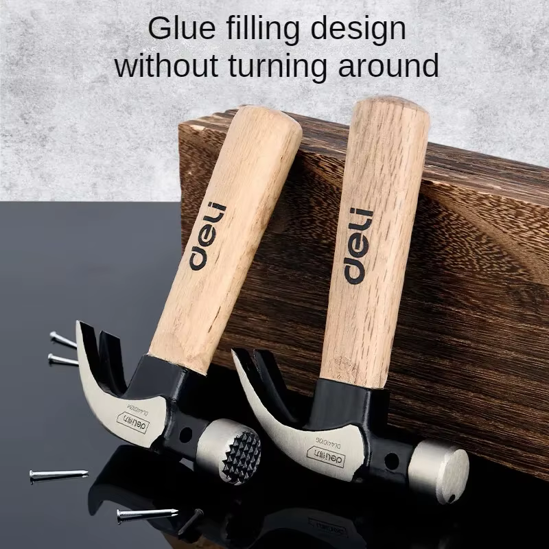 Deli-Mini marteau à griffes avec manche en bois