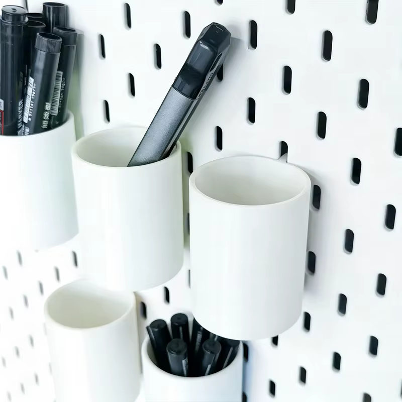 Boîte de rangement en plastique pour accessoires de panneau perforé DIY