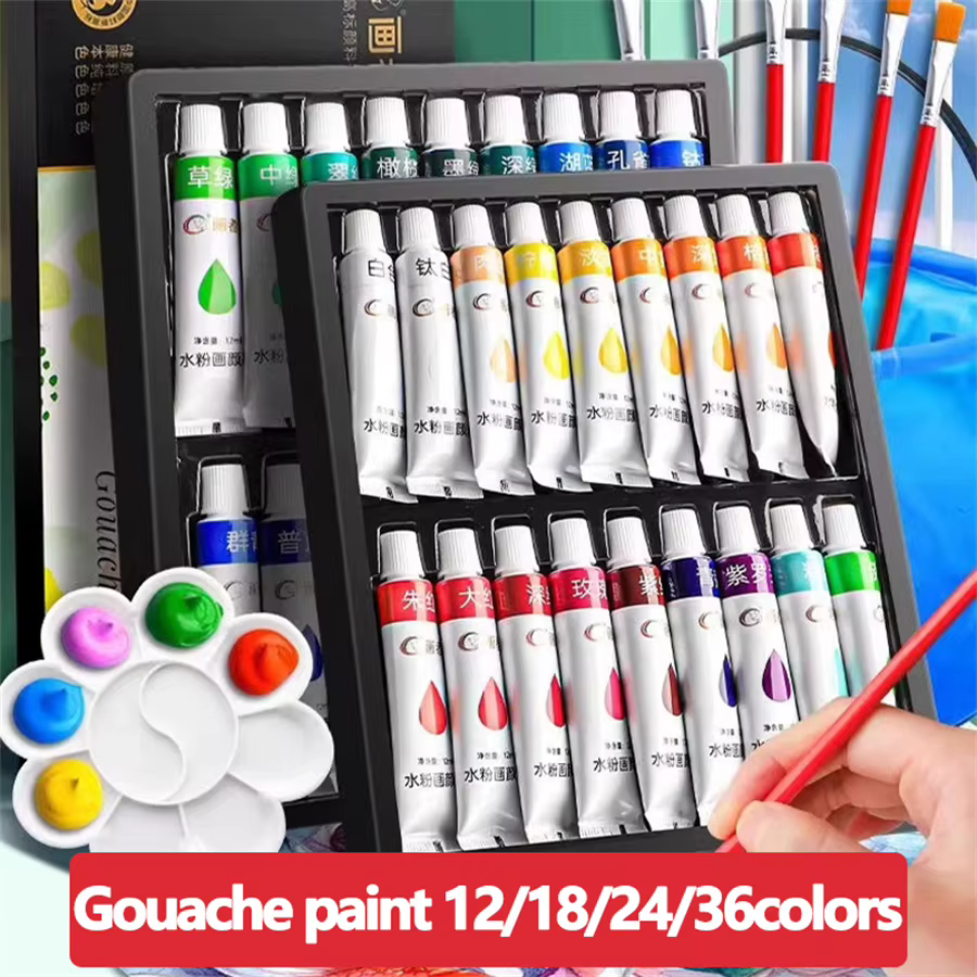 Ensemble de peinture à la gouache