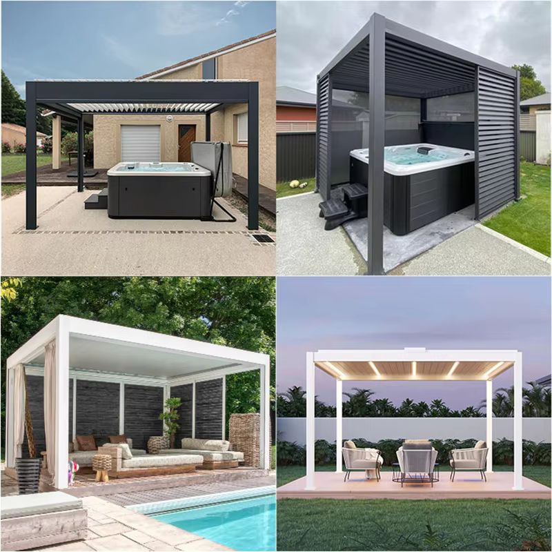 Pergola motorisée à ouverture automatique