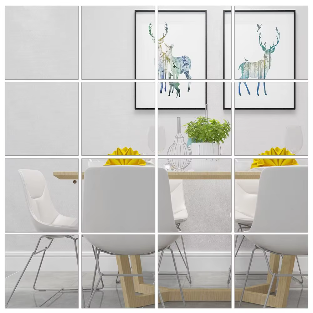 Feuilles de miroir flexibles incassables