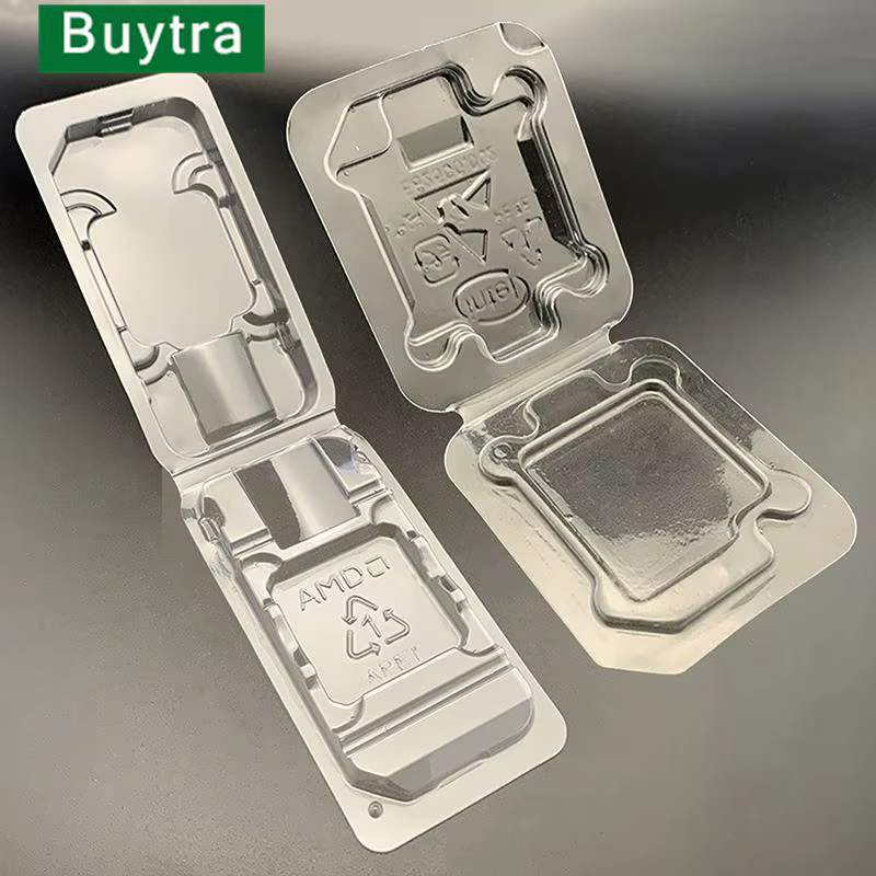 Boîte plastique à clapet pour processeur AMD