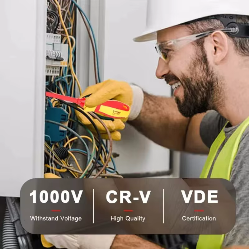 Kit de tournevis isolés pour électricien