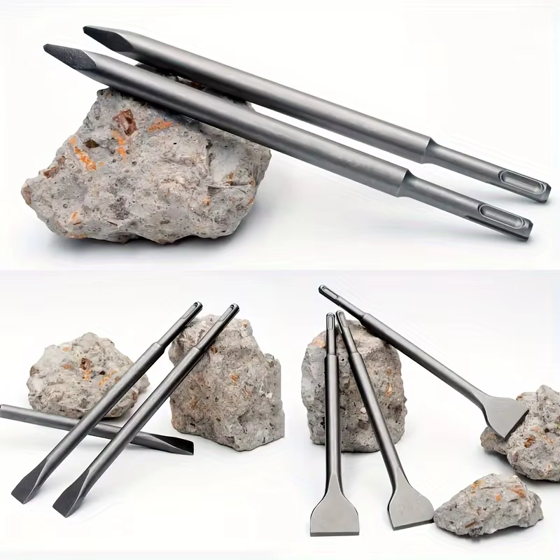 Jeu de ciseau à tige sds-plus pour perceuses à percussion rotative