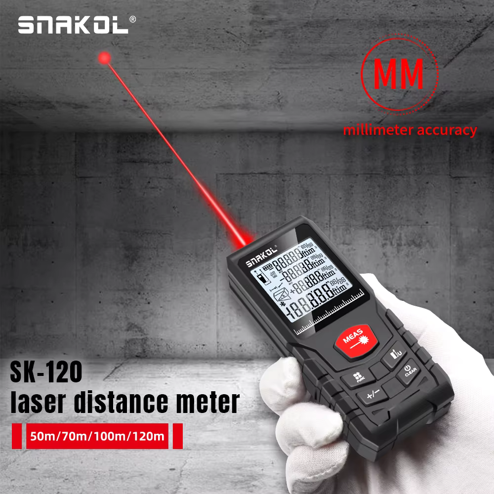 Snakol Distance Laser 50M/100M/120M télémètre compteur professionnel