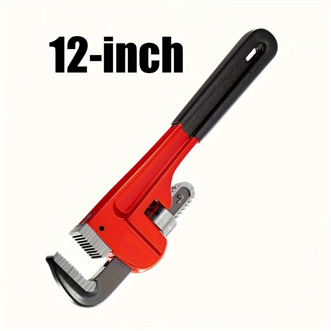 Clé à tuyau droite réglable robuste de 8 pouces/10 pouces/12 pouces