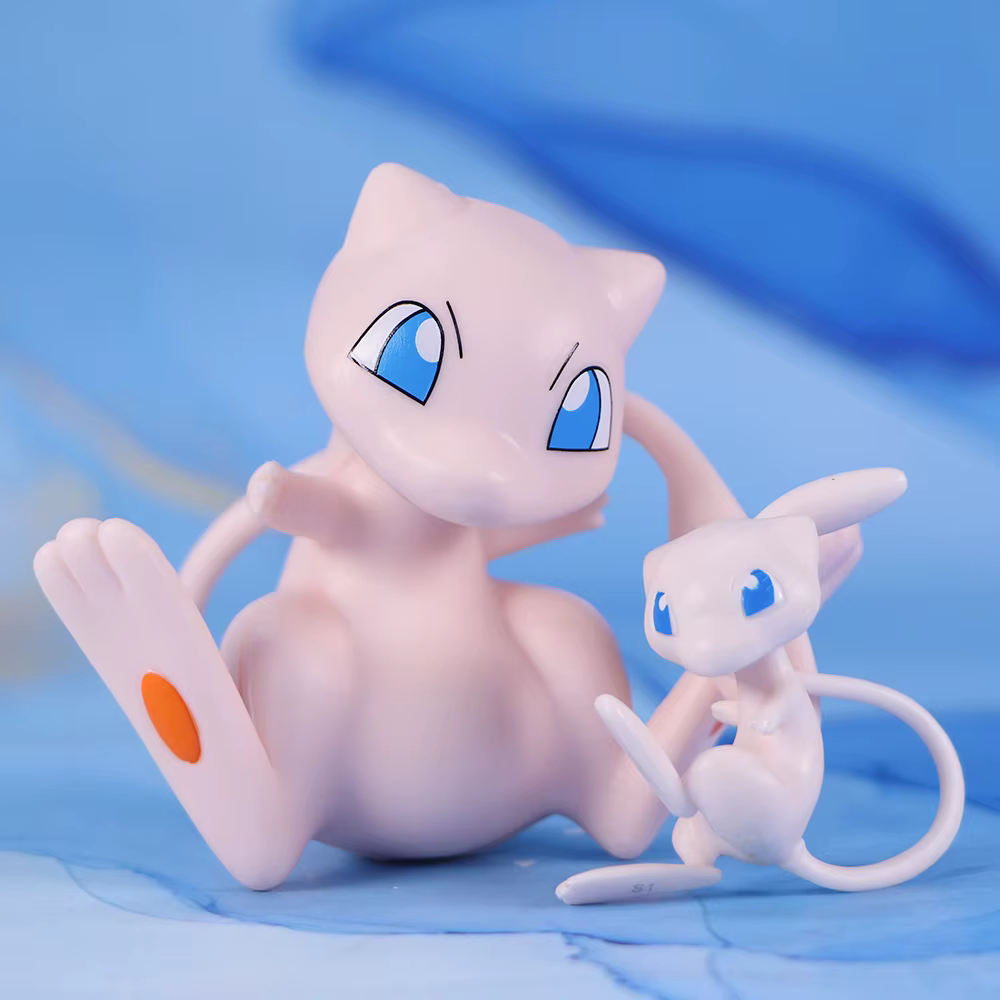 Figurines Pokemon Mew, 2 pièces, modèle de collection, jouet pour les fans, cadeau de Festival