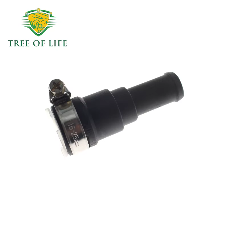 Connecteur de tuyau de chauffage avec pince