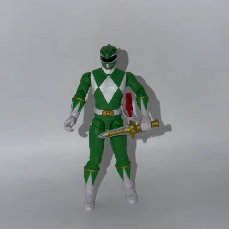 Figurine articulée Green Ranger de la série Mighty Morphin Power Rangers, modèle de collection pour adultes.
