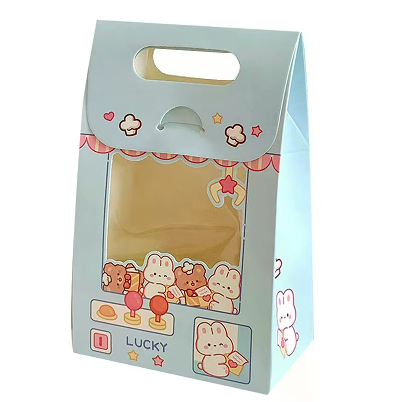 Boîtes à bonbons à fenêtre transparente de dessin animé