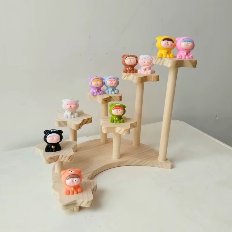 Supports de rangement en bois faits à la main