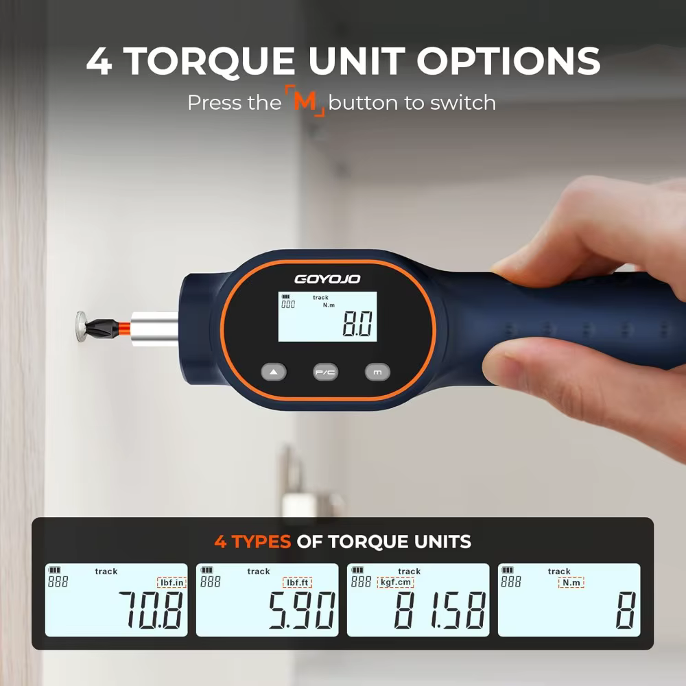Tournevis dynamométrique numérique 7.08-70.8 lbs