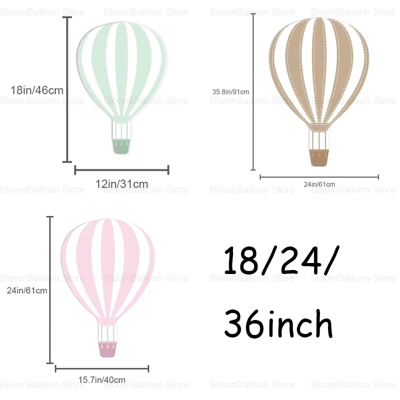 Ballon à Air chaud KT Board bleu rose