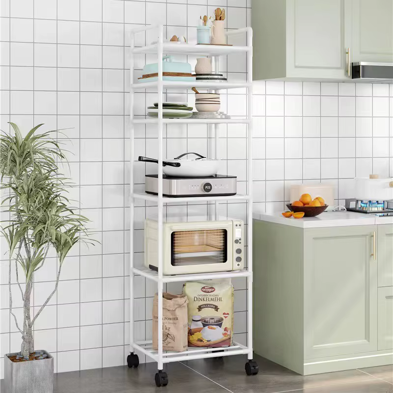Chariot de rangement de cuisine pour étagères - unité