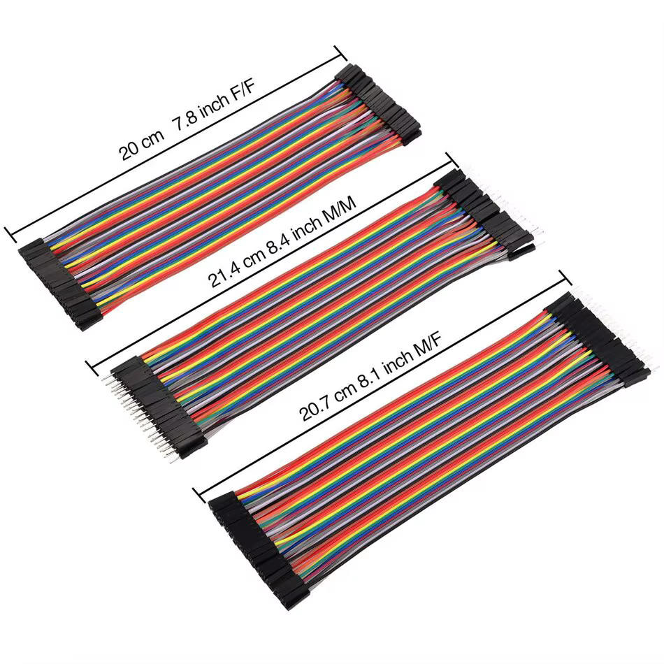 40PIN 20CM Dupont Ligne Mâle