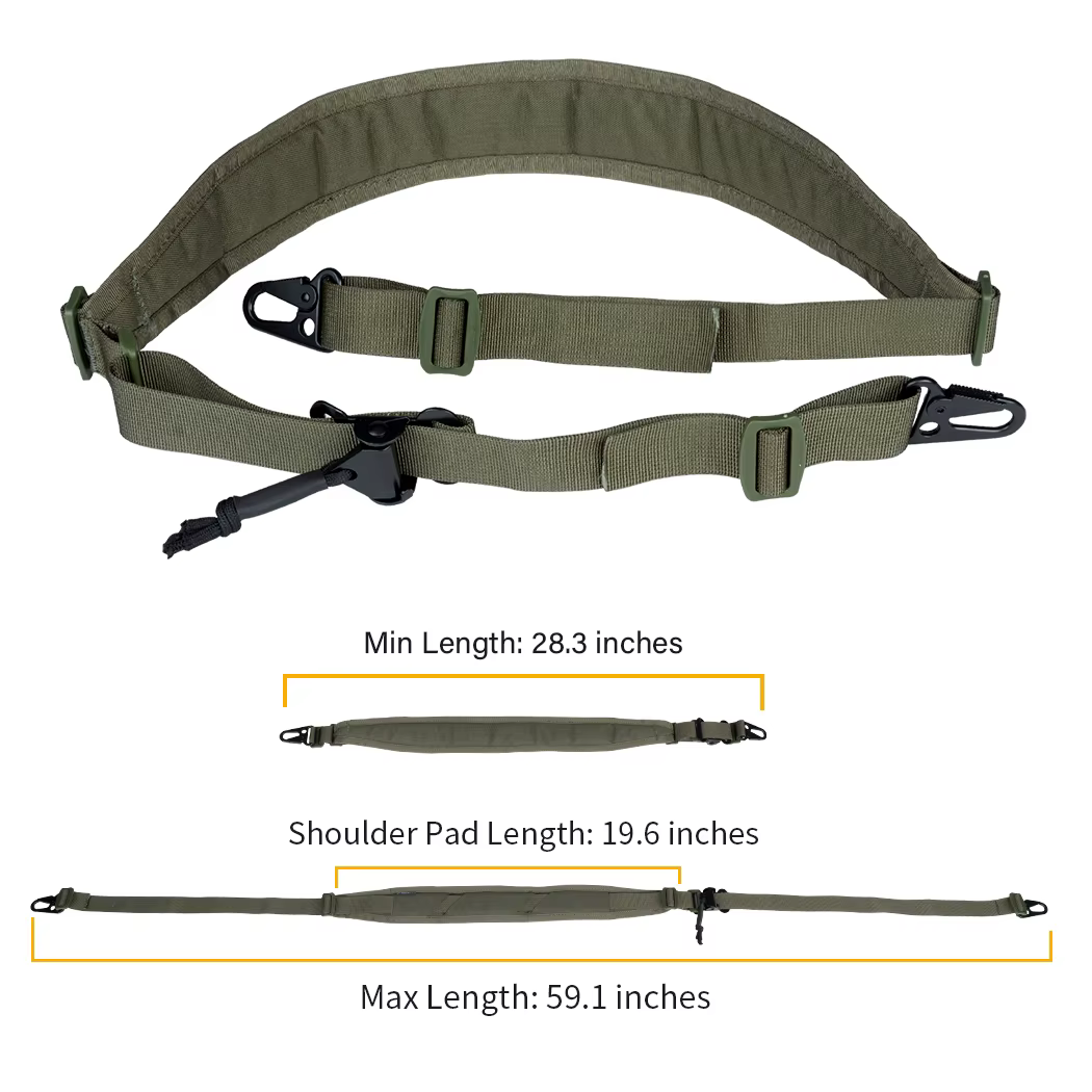 IDOGEAR tactique fusil fronde Slingster 2 points chasse rapide tirer Ranger vert 3428