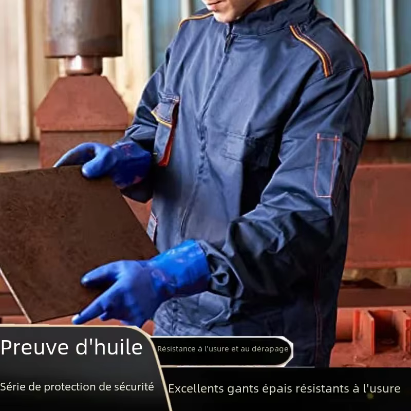 Gants industriels résistants aux produits chimiques