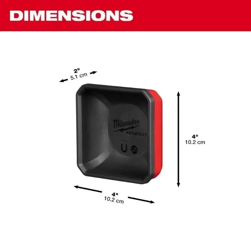 Milwaukee PACKOUT bac magnétique foret boîte de rangement