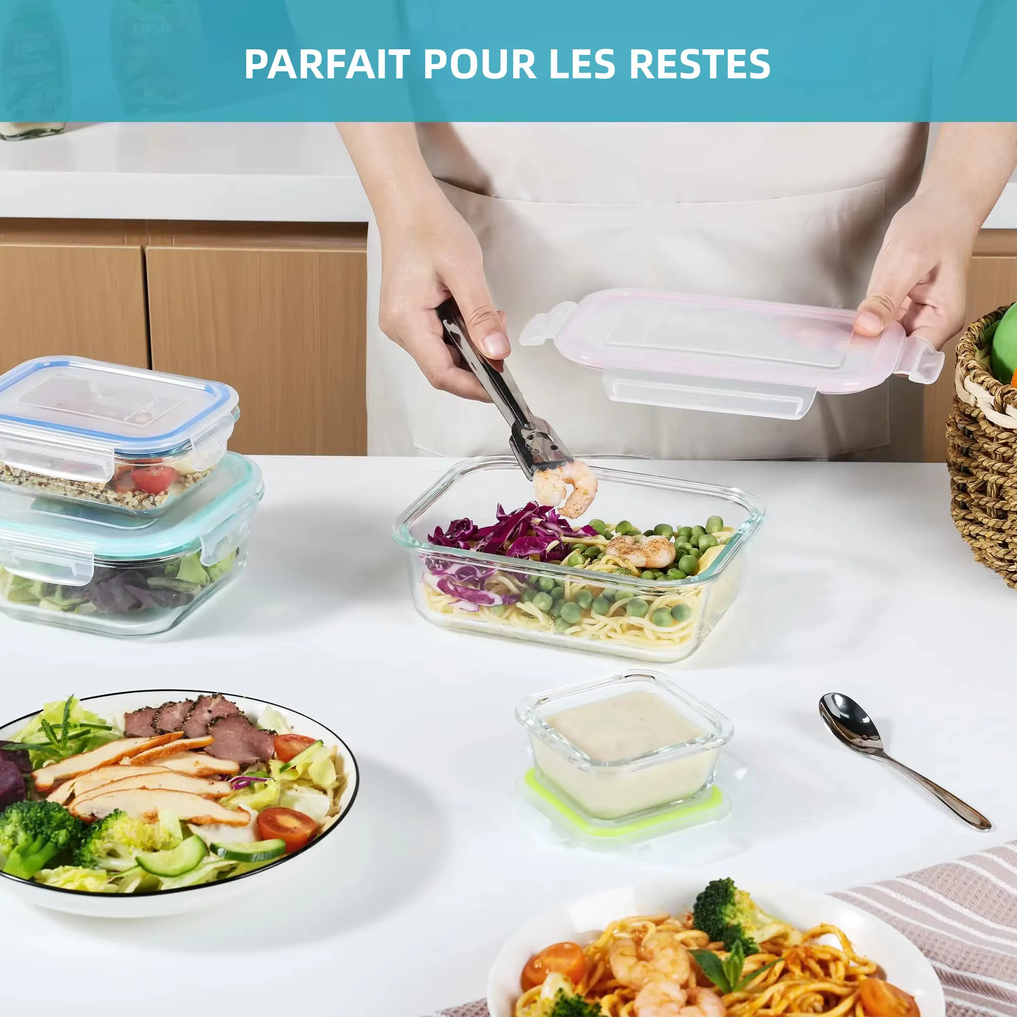 Boîte à déjeuner en verre