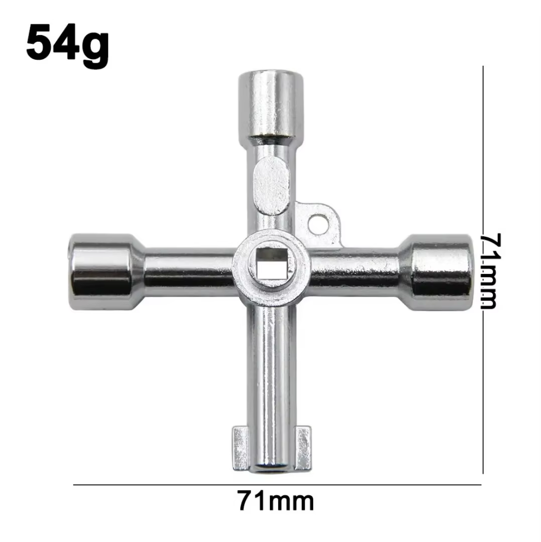 Tournevis multifonctionnel 4-en-1 portable en argent