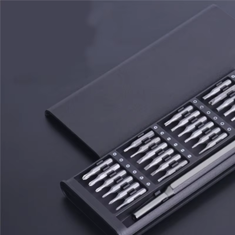 Kit de tournevis 25 en 1 avec embouts en plastique/aluminium