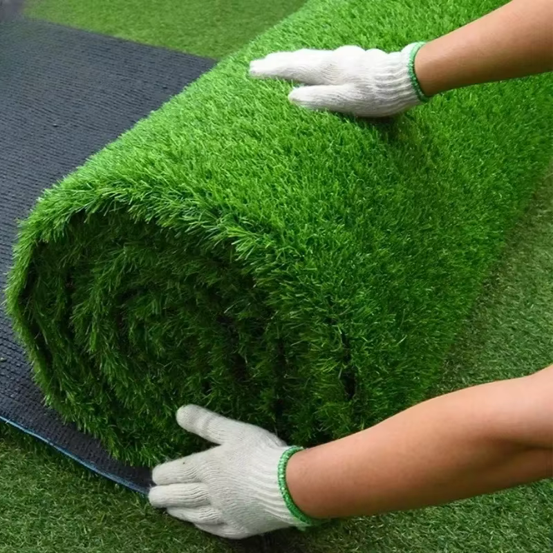 Tapis de Gazon Artificiel Synthétique pour Décoration de Jardin, Faux Vert, Alge, Polymères de Plantes, Extérieur, Maison