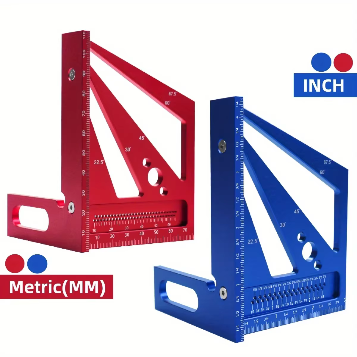 Règle de mesure 3D multi-angle