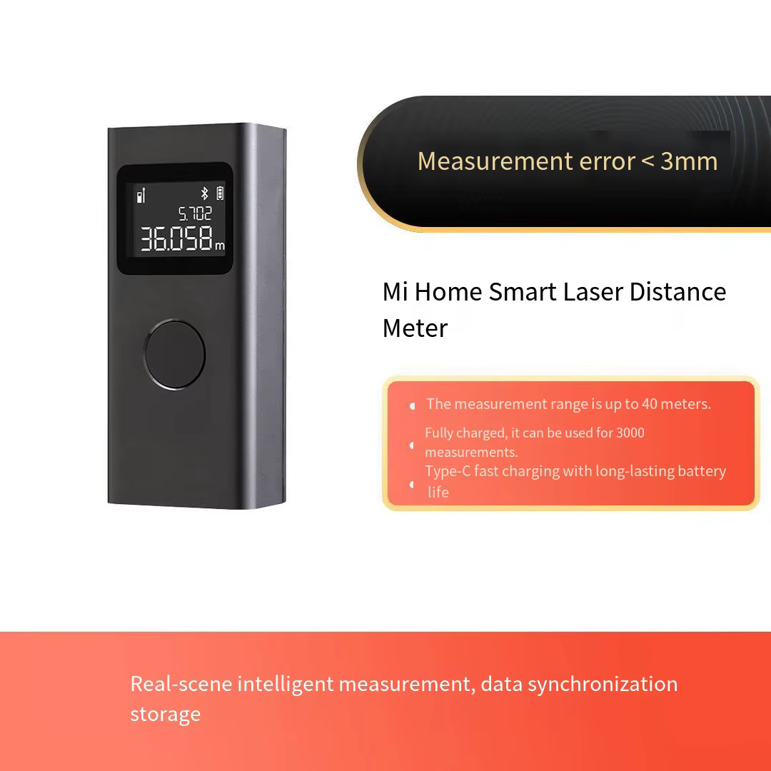 Xiaomi Mijia télémètre Laser intelligent ruban à mesurer fonctionne avec l'application Mi Home