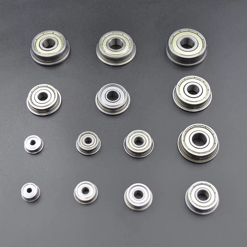 10 pièces roulements à bride alésage 2mm 3mm 4mm 5mm 6mm 7mm 8mm 9mm 10mm F625 F605 F608 MF105 MF115 F695 ZZ roulement
