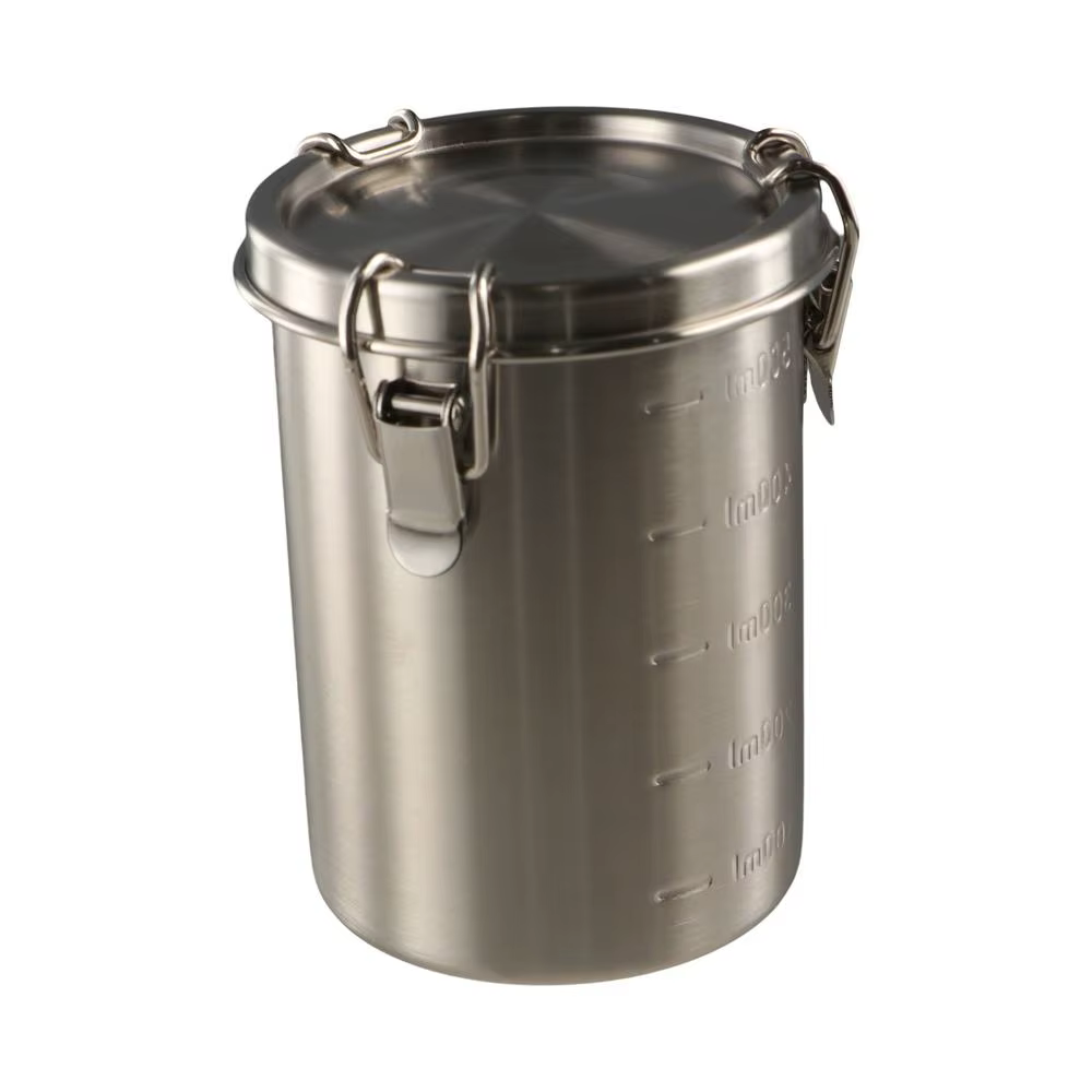 Réservoir de stockage en acier inoxydable de 520/1000/1600/2500ml