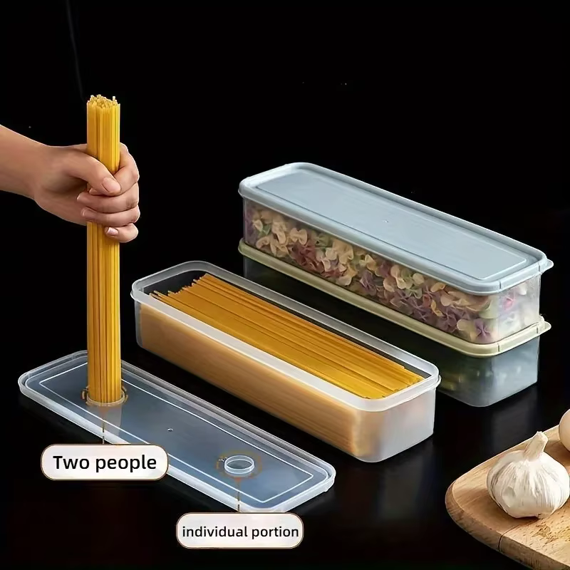 4 conteneurs rectangulaires de stockage des aliments