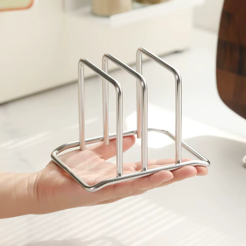 Support de planche à découper en acier inoxydable