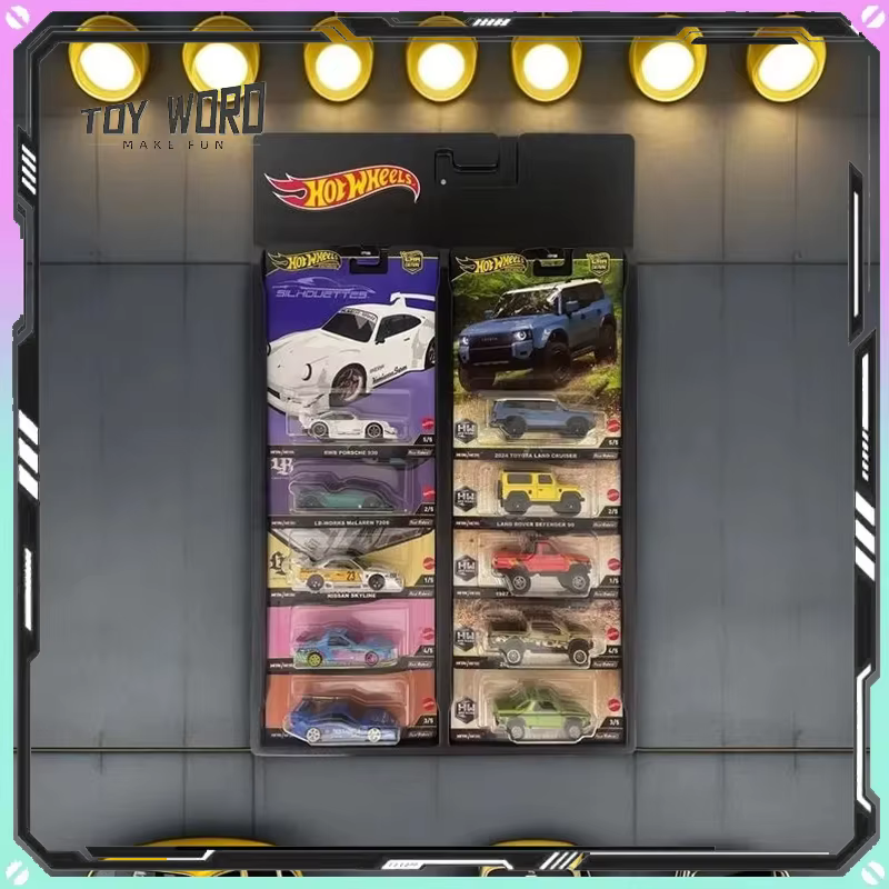 Hot Wheels Culture série 1/64 modèle de voiture stockage suspendu panneau d'affichage PVC chambre ornement pour Hot Wheels jouet d'anniversaire personnalisé