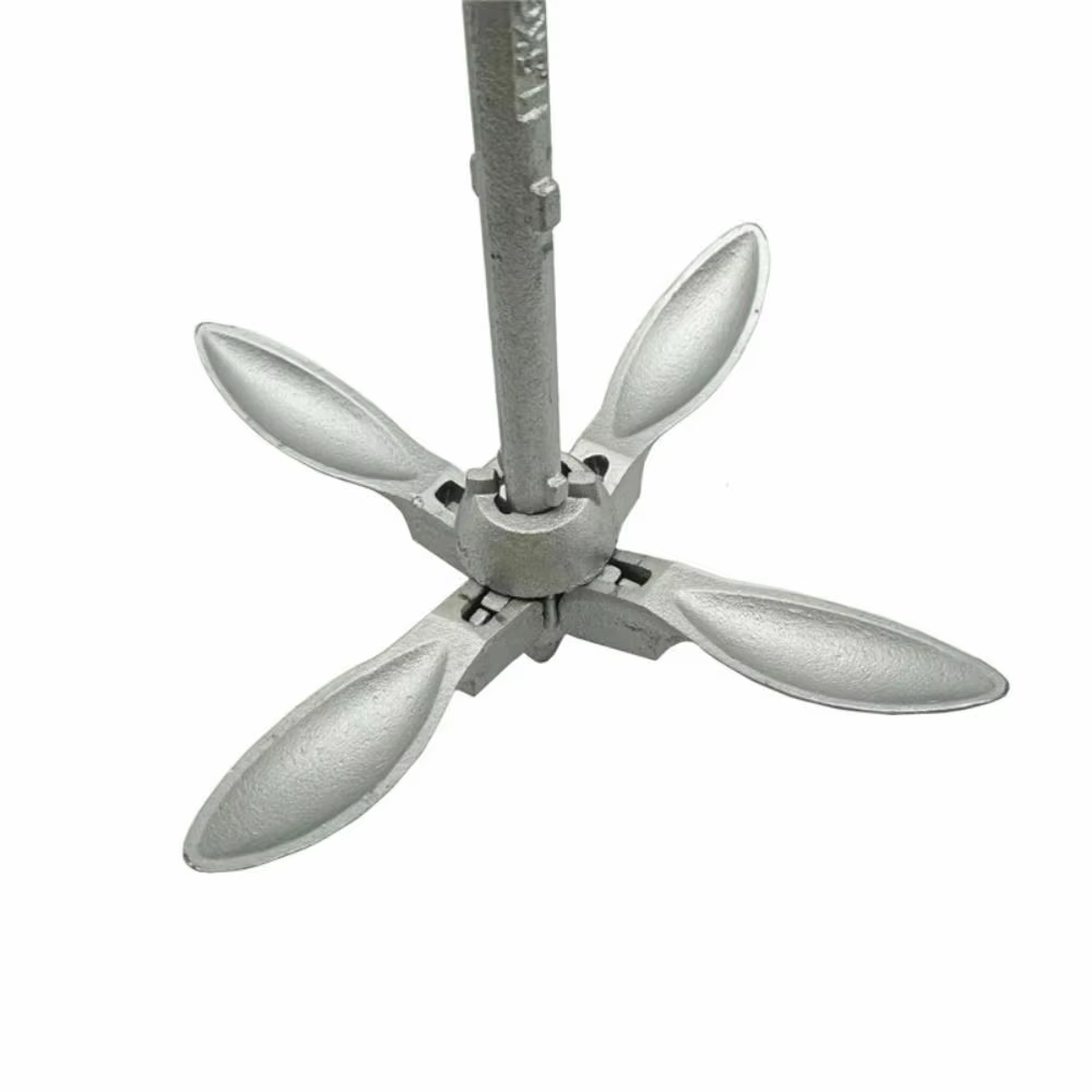 Outil de grappinage pliable en acier au carbone, acier galvanisé, conception compacte, outil marin portable, outil pliable