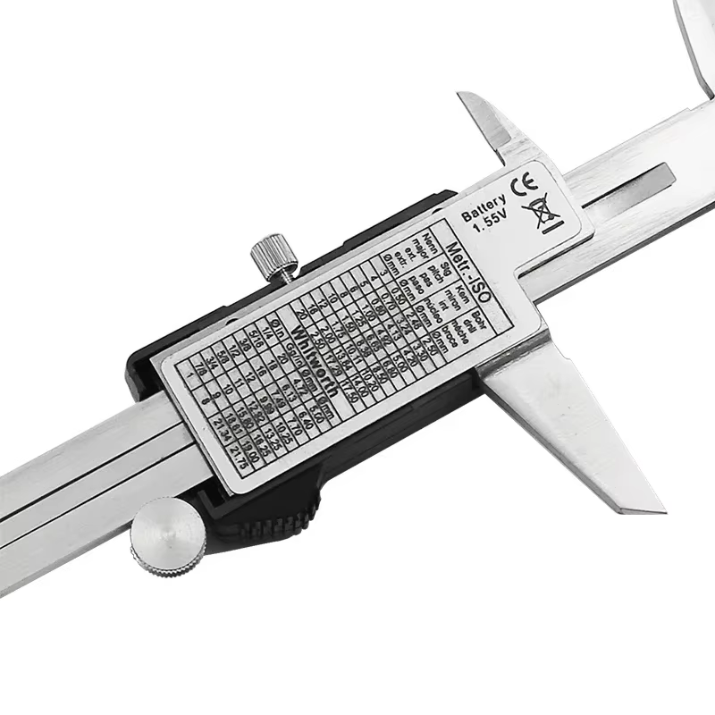 Outil de mesure pied à coulisse numérique en acier inoxydable 6 "150mm Messschieber Paquimetro Instrument